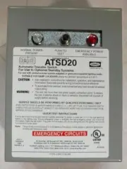 DUAL-LITE ATSD20 AUXILIARY TRANSFER SWITCH ATSD20