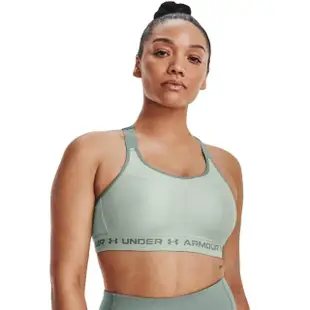 【UNDER ARMOUR】UA 女 Armour Crossback高衝擊運動內衣 -優惠商品(綠)