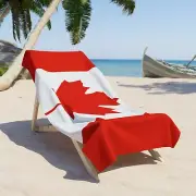 CANADA Flag Beach Towel | 2 Sizes Canadian Gift Pride | Toronto Montreal Calgary
