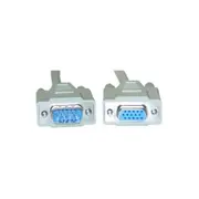 8Ware VGA Monitor Extension Screen Display Cable 2m HD15-Pin Male to Female WHT
