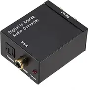 Labymos Digital to Analog o Converter o Box Optical to RCA AV er Selector Box Coaxial Toslink