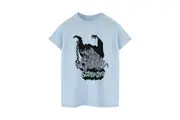 Scooby Doo Mens Scared Jump T-Shirt (Baby Blue) - UTBI45045