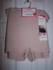 NEW Red Hot Spanx Boyshort Primer Champagne Nude Size 2X Shaping Level A Little