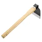 Garden Hollow Hoe 15" x 4" Steel Hoe Garden Tool with Wooden Handle