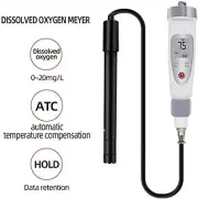 Water Quality Analyzer Tester Dissolved Oxygen Meter Pen Type DO Meter 20.0 mg/L