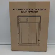 Automatic Chicken Coop Door Solar/USB Powered, LCD Display wTimer/Light Sensor
