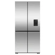 Fisher & Paykel 690L Series 7 Quad Door Refrigerator Freezer, Ice & Water RF730QNUVX1