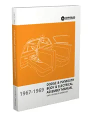 1967 1968 1969 Barracuda Valiant Electrical Body Assembly Manual Plymouth