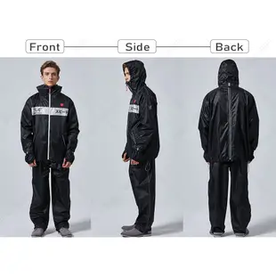 東伸 DongShen 12-3 領航者 背包 二件式雨衣 黑 加寬 加大雨衣 兩件式雨衣 背包雨衣 雨衣外套《比帽王》