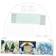 Balloon Arch Stand Kit, 10FT Wide & 7.5FT High Adjustable Balloon Arch Frame,