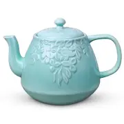 Ceramic Teapot Large Tea Pot with Stainless Steel Infuser Blooming & Loose Le...