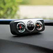 Car Vehicle Navigation Ball Compass Thermometer Hygrometer Interior Accessorie
