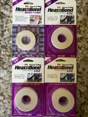 Heat'n Bond Lite Iron-On Adhesive 1/4", 3/8", 5/8", and 7/8" pack