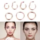 Unisex Hinged Segment Open Ear Helix Tragus Nose Hoop Lip Ring Piercing Septum