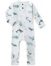 [Snuggle Hunny] Ocean Organic Growsuit in Multi