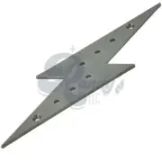 Advanced Plating | "Lightning Bolt" String Plate Tailpiece (NOS) - CLOSEOUT