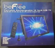 NEW! beFree Sound Portable Rechargeable 14 Inch LED TV with HDMI, SD/MMC USB VGA