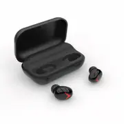 A8 TWS Wireless bluetooth 5.0 Earphone Smart Touch CVC8.0 Noise Cancelling Headphone with 2200mAh Charging Box BLACK COLOR