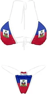 [Jekioweii] Women Bikini Clear Straps Cheeky Micro Thongs Sets Halter String Swimsuit Triangle Bathing Suit Sexy Swimwear