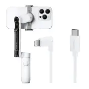 Insta360 Flow AI Smartphone Selfie Stick Tripod Stabilizer Gimbal IPhone Cable