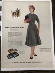1954 Kotex Vintage Ad Not A Shadow Of Doubt With Kotex Fashion Theme