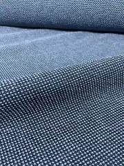 8.875 Luum Interstice Vestige Blue Polyester Upholstery Fabric