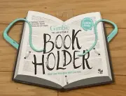 Gimble -The Adjustable Book Holder- NEW - TEAL- Holds your book while you read