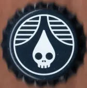 USA Plastic Lined Beer Crown Bottle Cap: Rhinegeist Brewing (blue skirt)