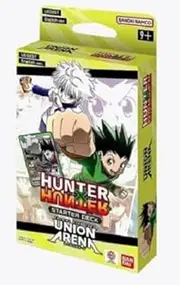BANDAI Union Arena English TCG: Hunter X Hunter - Starter Deck - 50 Cards