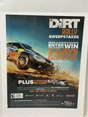 Dirt Rally Sweepstakes Print Ad Wall Art Print Ad Ephemera