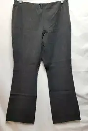 NWT $89 J Jill Dark Charcoal Pull Up Pants, Cotton / Rayon, Size 12