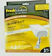3 Pack Fresh Solutions Micro Allergen Eureka AA Vacuum Bags See Photo