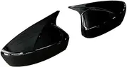 For Mazda 6 Atenza 2020-2023 Car Side Wing Rearview Mirror Caps Trim Rear View OX Horn Shell Protect Cover Carbon Fiber
