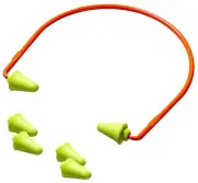 Peltor 97065 Sport Banded Earplugs Foam 28 dB Behind The Head Yellow Buds with O