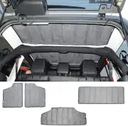 Hardtop & Tailgate Deadener Headliner Insulation for Jeep JK Wrangler 4Door Gray