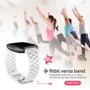 Fitbit Band Watch Bands White Strap Fitness Versa2 Versa Lite GIFT40 ID FIT02