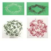 Dakota Pearl Garland (4298) - Frosted White
