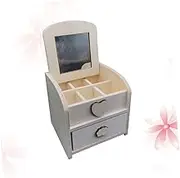Tofficu Boy Girl Drawer Dressing Table Organizer Creative Table Storage Box for Boy Girl Multifunctional Craft Stationery Holder Easy Assembly for Home Use