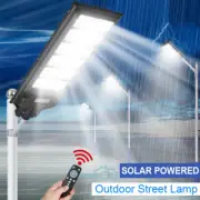 Súper brillante 1200W 99000000lm Focos Solares De Calle Para Exterior con Sensor