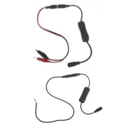 5.5x2.1mm Female to Male Cable with Switcher for LED Lights,Cameras,Fans,Heaters