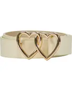 Mini Mango Kids Belts, White, Size 8-16