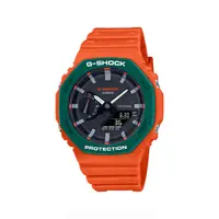 在飛比找PChome24h購物優惠-【CASIO G-SHOCK】限量動感農家橡樹八角雙顯數位腕