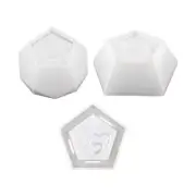 Dices Shape Candlestick Silicone Mold Epoxy Resin Mold DIY Storage Box Tool