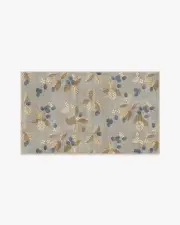 90' x 150' | Machine Washable Runner Rug | Kid & Pet Friendly | Indoor Rug | Rubus Azure & Fawn Rug by Sanderson | Ruggable