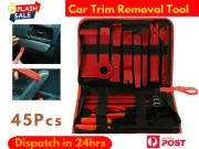 45X Car Trim Removal Tool Auto Hand Plastic Pry Bar Panel Door Clip Interior Set