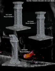 Dwarven Kingdom Giant Pillars - Pathfinder - Dungeons & Dragons - RPG - Tabletop