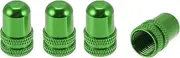 4 Pcs Dustproof Tire Valve Stem Caps 16mm Tyre Valve Dust Covers for Most Cars Truck Green Aluminum Alloy