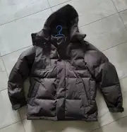 Uniqlo +J oversized down parka M blouson olive green grey Jacket U Jil Sander