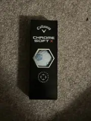 1 Sleeve of Good Good Chrome Soft Golf Balls! NEW IN BOX. 3 Balls In A Sleeve.