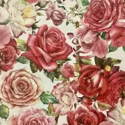 4 Paper Coctail Napkins for Decoupage / Parties / Weddings - Royal roses